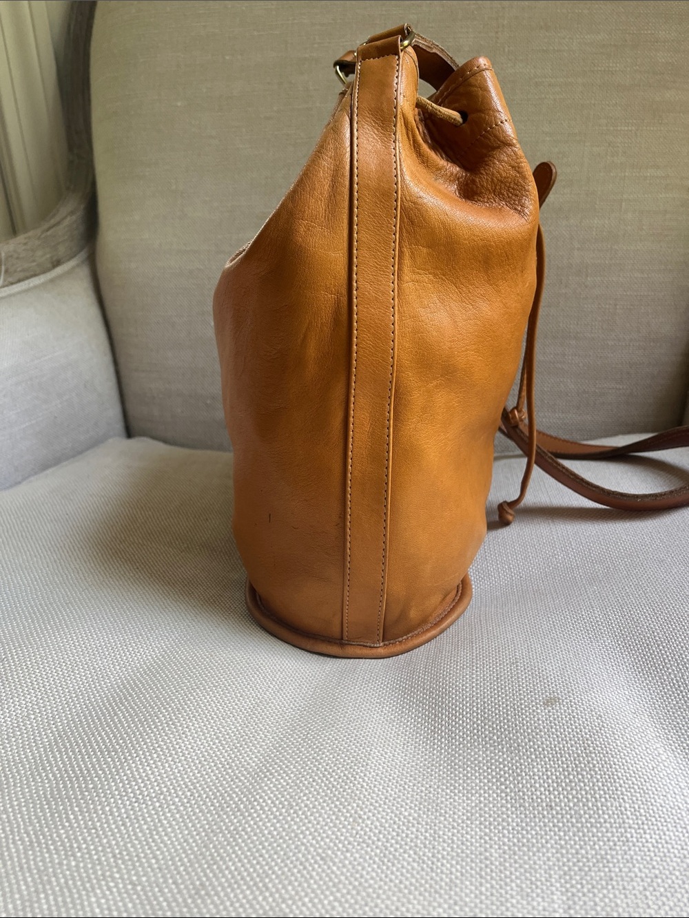 Coach 4015 Vintage Drawstring Sac Medium Shoulder Bag Rare - Picture 7 of 14